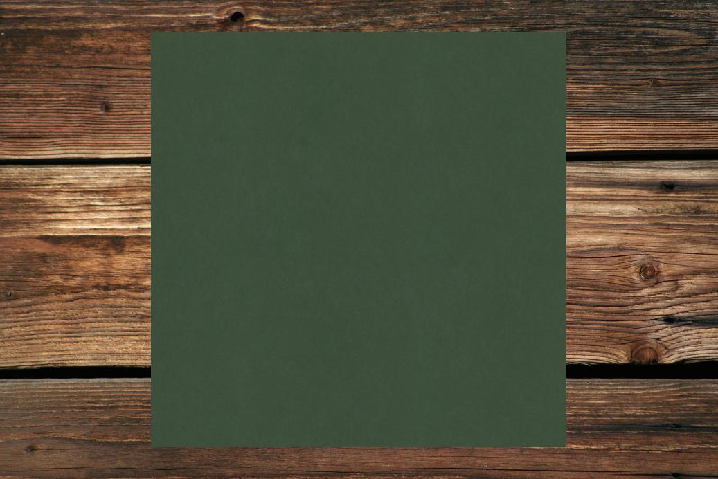 Einzelkarten 150x150 mm Dunkelgrün 230 g/qm